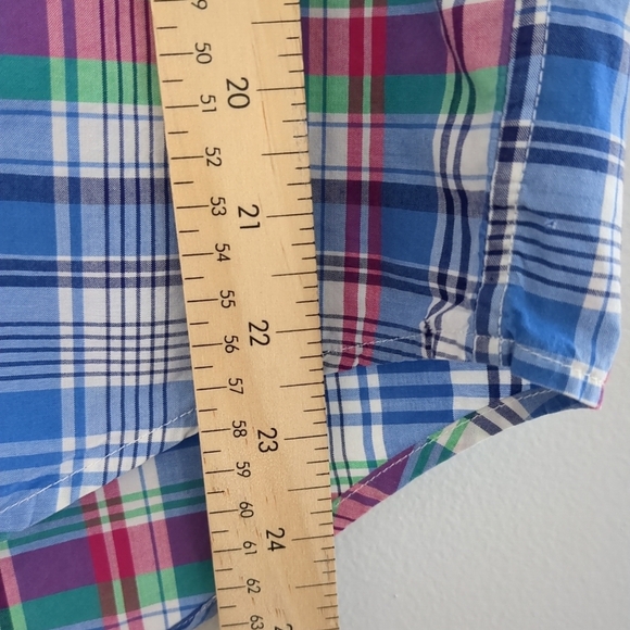 Polo Ralph Lauren Youth Girls Button Up Size 14-16 Plaid Preppy Casual Cotton - Picture 5 of 6